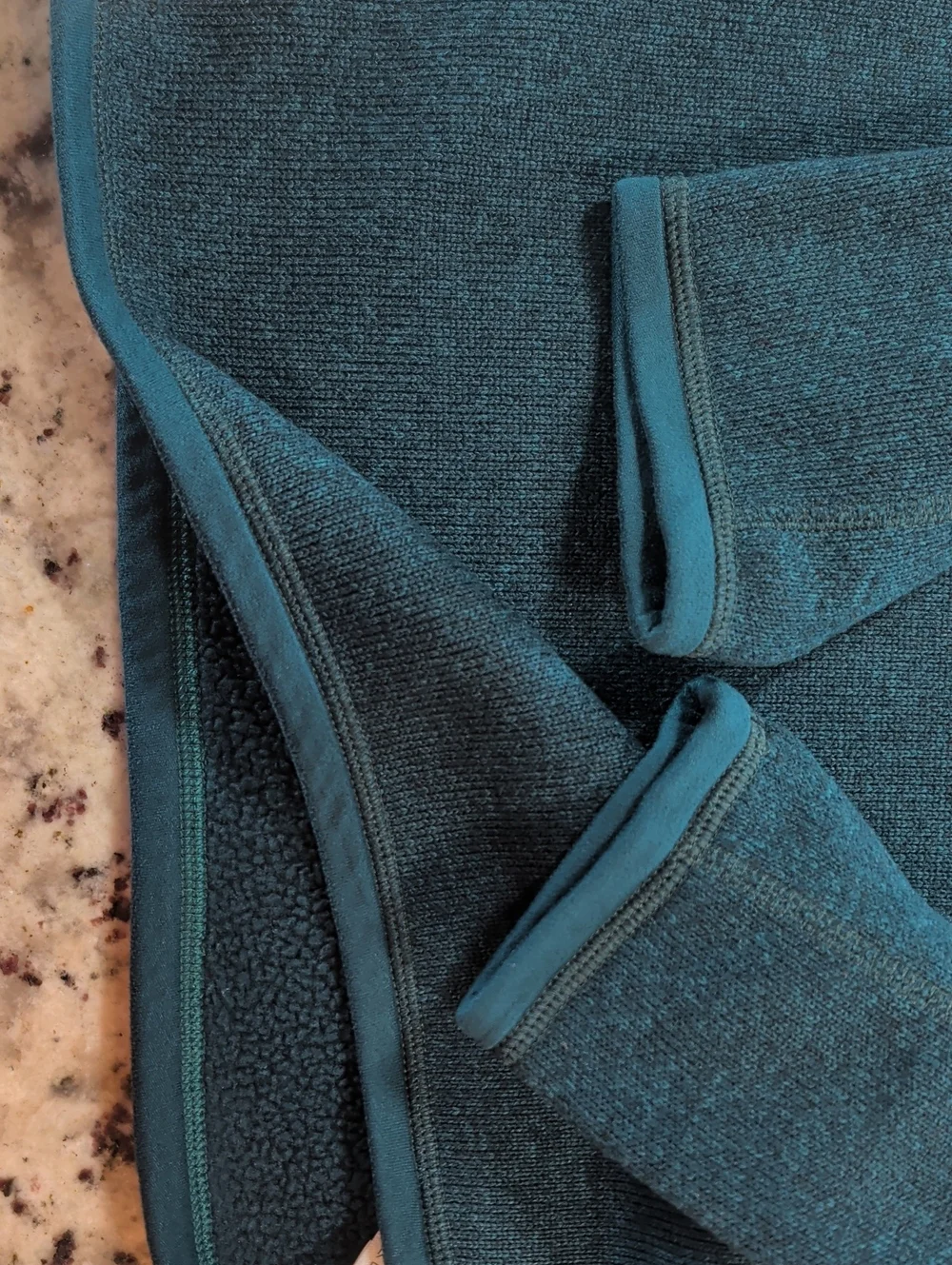 Patagonia Better Sweater Men's Dark Teal Qtr-Zip Fleece Pullover EUC Size medium